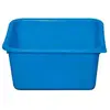 Image de Aluminium et plastique cuvette 32 carre 8l5*bleu *rivaton