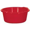 Image de Aluminium et plastique bassine 11l 38x16 rond*rouge *rivaton