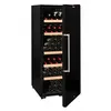 Image de La Sommelière CTP177A - Cave à vin - largeur : 59.5 cm - profondeur : 67.5 cm - hauteur : 135.5 cm - classe G - noir