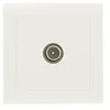 Image de ZENITECH Prise tv saillie, complet Besto, blanc
