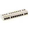 Image de Zenitech - Bornier de terre 12 modules - Gris