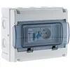 Image de Zenitech - Coffret électrique étanche IP65 8 modules équipé + accessoires