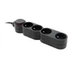 Image de Zenitech - Bloc Home 4 prises 16A 2P+T câble 1,5m - Noir
