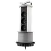 Image de Otio - Bloc multiprise encastrable 3 prises 16A 2P+T Ø100mm - Gris