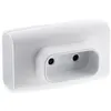 Image de Zenitech - Multiprise triplite 2P 6A latérales - Blanc