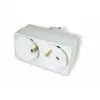 Image de Zenitech - Multiprise biplite pour façade 16A - Blanc