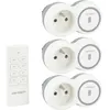 Image de Zenitech - Pack de 3 prises 2300W + télécommande - Blanc - Bolea
