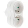 Image de Zenitech - Multiprise biplite 2x16A - Blanc