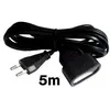 Image de Zenitech - Prolongateur qualité HO3VVH2F 2x 0,75mm² prise 6A - Noir 5m