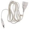 Image de Zenitech - Rallonge 3m - HO3VVH2F 2x0,75mm² 6A - blanc