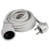 Image de Zenitech - Prolongateur ménager 16A HO5VV-F 3G1mm² - Blanc 1,90m