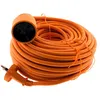 Image de Zenitech - Prolongateur sans terre 16A HO5VV-F 2x1,5mm² 25m - Orange