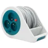 Image de Zenitech - Mini enrouleur design 3 prises 2P+T - 7m - Bleu
