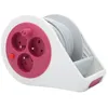 Image de Mini enrouleur design 3 prises 2P+T - 7m Rose - Zenitech
