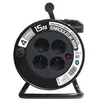 Image de Zenitech - Enrouleur ménager 4x2P+T - 15m 3G1mm² - Gris