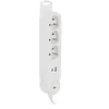 Image de Zenitech - Multiprise Iota 3 prises 16A + prise USB A+C avec interrupteur