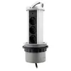 Image de Otio - Multiprise encastrable cuisine 3 prises Schuko 16A - Gris