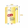 Image de Chauffe-eau plat multi-positions MALICIO 3 stéatite connecté 65L - THERMOR - 231064