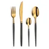 Image de Ménagère 24 pièces or/noir Amefa 1114DUAF11C40