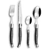 Image de Lou laguiole Tradition 48piece anthracite grey, Couverts, Gris