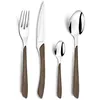 Image de AMEFA - ECLAT NATURE - Ménagère 24 pièces Bois foncé