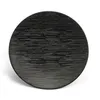 Image de MÉDARD DE NOBLAT - MAGMA NOIR - Coffret 6 assiettes dessert
