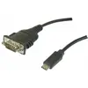 Image de Tecline Convertisseur USB Type C vers RS232 Serial, câble adaptateur USB St. C / DB9 St. pour connecter des (1 m), Câble d'interface