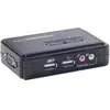Image de Pocket KVM 2 ports USB + AUDIO auto alimenté câble inclus