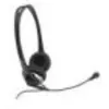Image de DACOMEX Casque-Micro Stéréo Ajustable Jack 3.5 mm noir/gris