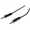 Image de Exertis Connect Câble audio de 3,5 mm jack à 3,5 mm jack, noir, environ 1,0 m 3,5 mm jack stéréo (1 m, Câble AUX), Câble audio