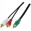 Image de Exertis Connect Câble audio, prise jack stéréo 3,5 mm / 2x RCA, 3.0 m (3 m, Câbles Cinch), Câble audio