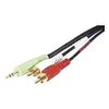Image de Cordon stéreo Jack 3.5 mm vers 2 x RCA PC99 - 10 m