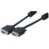 Image de Exertis Connect Câble d'écran SVGA, 15 broches HD D-Sub mâle/femelle, 2,0 m, noir Câble d'écran de haute qualité (1 m), Câble vidéo, Noir