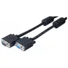 Image de Exertis Connect Câble d'écran SVGA, 15 broches HD D-Sub mâle/femelle, 2,0 m, noir Câble d'écran de haute qualité (1.80 m), Câble vidéo, Noir