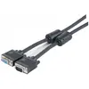 Image de Exertis Connect Câble d'écran SVGA, 15 broches HD D-Sub mâle/femelle, 10,0 m, noir Câble d'écran de haute qualité (10 m), Câble vidéo, Noir