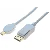 Image de Exertis Connect Câble adaptateur DisplayPort vers Mini DisplayPort, adaptateur DisplayPort St. / Mini DisplayPort (2 m), Câble vidéo, Blanc