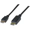 Image de Exertis Connect Câble adaptateur Mini DisplayPort 1.2 vers HDMI (3 m), Câble vidéo, Noir