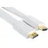 Image de Cordon Hdmi Haute Vitesse Plat Blanc - 3m
