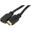 Image de Exertis Connect Câble d'extension HDMI haute vitesse, plaqué or, HDMI mâle A / mâle B, 1,5 mètre. A, 1,0 m Câble de (1 m), Câble vidéo, Noir
