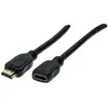 Image de Exertis Connect Câble d'extension HDMI haute vitesse avec Ethernet (5 m), Câble vidéo, Noir