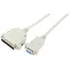 Image de Dexlan - Câble de modem nul - DB-9 (F) pour DB-25 (M) - 1.8 m