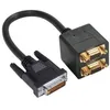 Image de Cable 1 Vga /m Vers 2 Vga /f 30 Cm