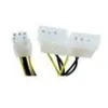 Image de Adaptateur d alimentation Molex vers PCI-E 6 pins - 25 cm