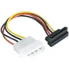 Image de Adaptateur D'alimentation Molex Vers Sata Coudé - 15 Cm