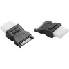 Image de KALEA-INFORMATIQUE Adaptateur d'alimentation SATA 15 points mâle vers Molex 4 points Femelle