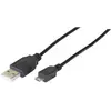 Image de Exertis Connect Câble USB 2.0 A / Micro USB B Micro USB pour smartphones et tablettes (2 m, USB 2.0), Câble USB
