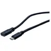 Image de Exertis Connect Câble d'extension USB 3.1 Gen 1 Type-C(TM) mâle vers Type-C(TM) femelle, 1,0 m Câble d'extension USB (1 m, USB 3.2 Gen 1, 60 W), Câble USB