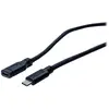 Image de Exertis Connect Câble d'extension USB 3.1 Gen 1 Type-C(TM) mâle vers Type-C(TM) femelle, 2,0 m Câble USB de 2 m de (2 m, USB 3.2 Gen 1, 60 W), Câble USB