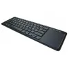 Image de exertis Connect - Clavier - avec pavé tactile à 2 boutons - sans fil - 2.4 GHz - AZERTY - Français - noir