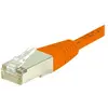 Image de Exertis Connect Câble de raccordement F/UTP, CAT.6, orange, 5.0 m Câble de raccordement avec protection contre les (F/UTP, CAT6, 5 m), Câble réseau